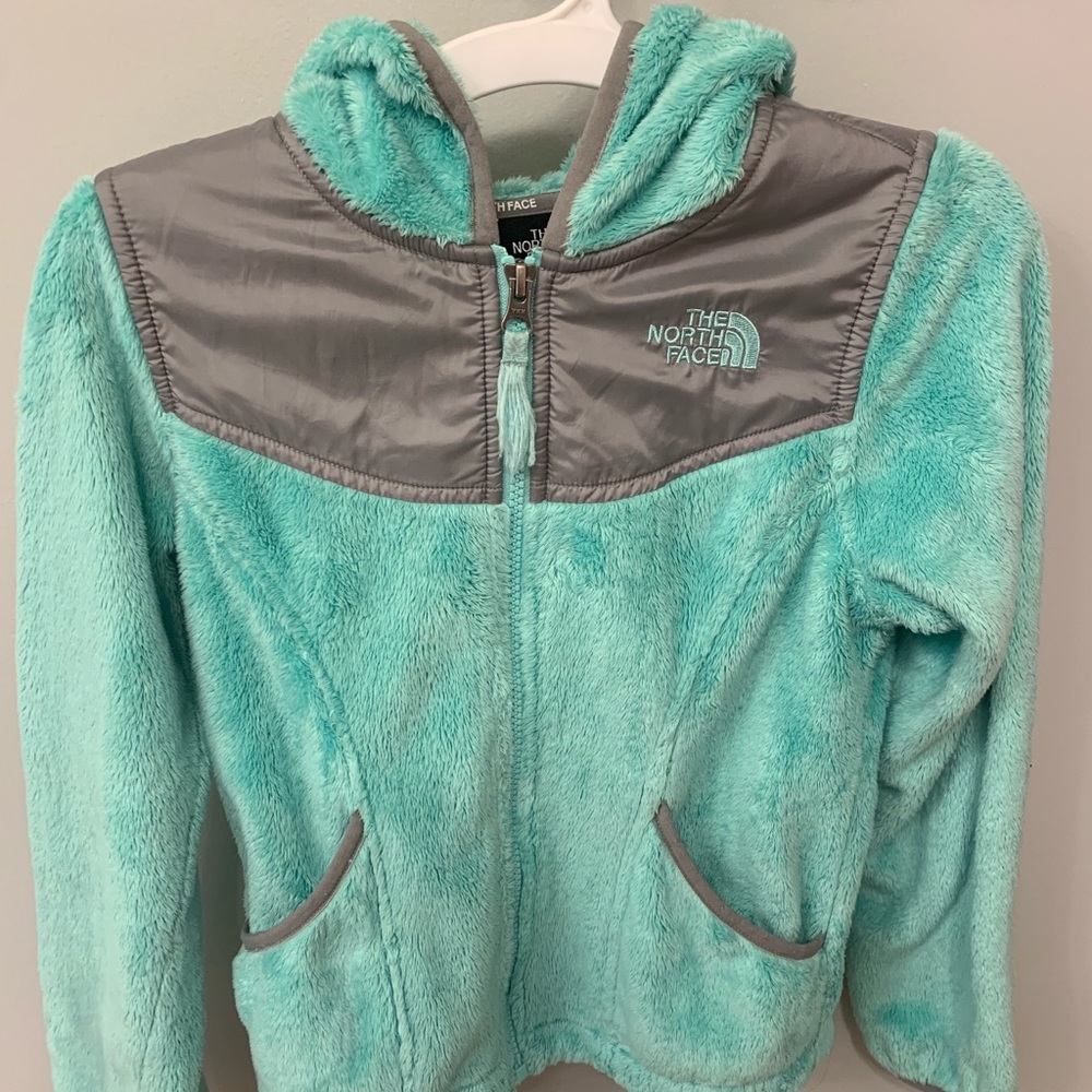 Girls North Face Hooded Fleece
